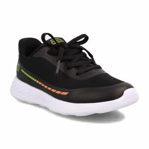 Zapatilla Niño Bubblegummers Ford Negro - Verde Lima